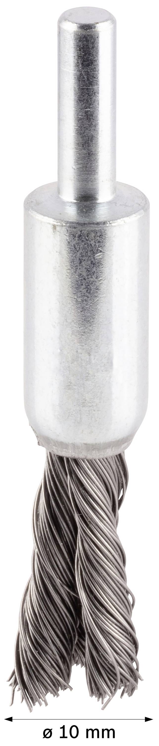 Bosch Accessories Pinselbürste, gezopft, 0,35 mm, 10 mm, 4500 U/ min Schaft-Ø 6mm 2608622115 1St.