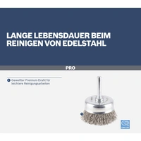 Bosch Accessories Topfbürste, Edelstahl, gewellter Draht, 50 mm, 0,3 mm, 4500 U/ min Schaft-Ø 6mm 2608622117 Bosch Accessories Topfbürste, Edelstahl, gewellter Draht, 50 mm, 0,3 mm, 4500 U/ min Schaft-Ø 6mm 2608622117