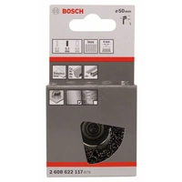Bosch Accessories Topfbürste, Edelstahl, gewellter Draht, 50 mm, 0,3 mm, 4500 U/ min Schaft-Ø 6mm 2608622117 Bosch Accessories Topfbürste, Edelstahl, gewellter Draht, 50 mm, 0,3 mm, 4500 U/ min Schaft-Ø 6mm 2608622117