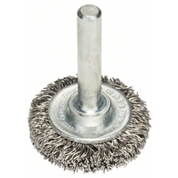 Bosch Accessories Scheibenbürste, gewellt, rostfrei, 30 mm, 0,3 mm, 6 mm, 4500 U/ min Schaft-Ø 6mm 2608622119 Bosch Accessories Scheibenbürste, gewellt, rostfrei, 30 mm, 0,3 mm, 6 mm, 4500 U/ min Schaft-Ø 6mm 2608622119