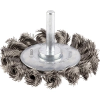 Bosch Accessories Scheibenbürste, gezopft, rostfrei, 70 mm, 0,35 mm, 14 mm, 4500 U/ min Schaft-Ø 6mm 2608622125 1St. Bosch Accessories Scheibenbürste, gezopft, rostfrei, 70 mm, 0,35 mm, 14 mm, 4500 U/ min Schaft-Ø 6mm 2608622125 1St.