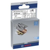 Bosch Accessories Scheibenbürste, gezopft, rostfrei, 70 mm, 0,35 mm, 14 mm, 4500 U/ min Schaft-Ø 6mm 2608622125 1St. Bosch Accessories Scheibenbürste, gezopft, rostfrei, 70 mm, 0,35 mm, 14 mm, 4500 U/ min Schaft-Ø 6mm 2608622125 1St.