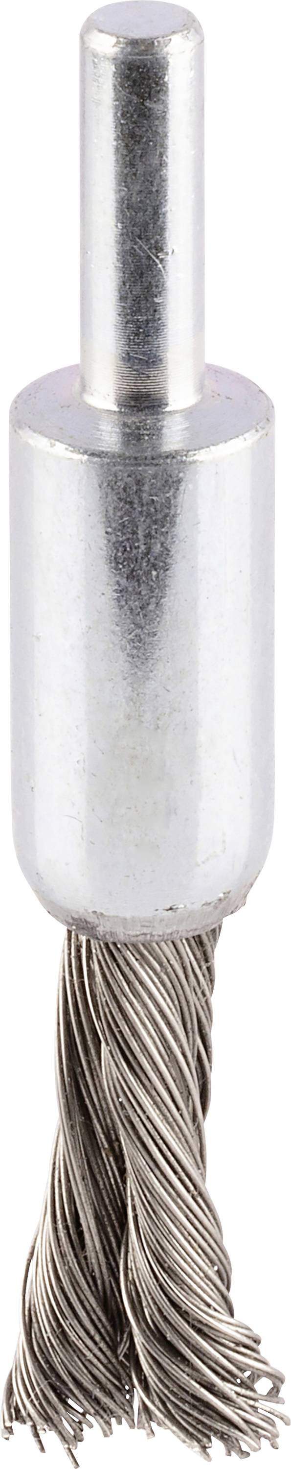 Bosch Accessories Pinselbürste, gezopft, rostfrei, 0,35 mm, 10 mm, 4500 U/ min Schaft-Ø 6 mm 2608622128 1 St.