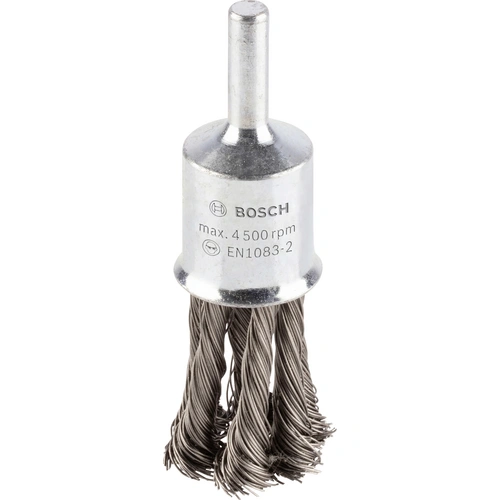 Bosch Accessories Pinselbürste, gezopft, rostfrei, 0,35 mm, 19 mm, 4500 U/ min 2608622129 1St. Bosch Accessories Pinselbürste, gezopft, rostfrei, 0,35 mm, 19 mm, 4500 U/ min 2608622129 1St.
