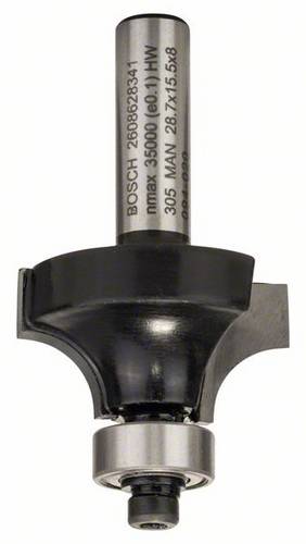 Bosch Accessories 2608628341 Abrundfräser Hartmetall Länge 53 mm Schaftdurchmesser 8 mm