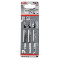 Bosch Accessories 2608630557 Stichsägeblatt T 101 B Clean for Wood, 3er-Pack 3St. Bosch Accessories 2608630557 Stichsägeblatt T 101 B Clean for Wood, 3er-Pack 3St.