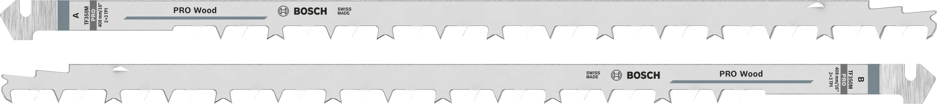 Bosch Accessories 2608632120 Sägeblattsatz TF 350 M, HCS, für Holz 2 St.