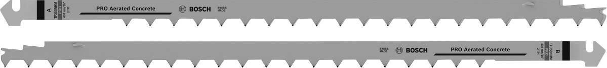 Bosch Accessories Hartmetall-Sägeblattsatz TF 350 NHM, 2-teilig, Diverse Materialien (Hartmetall) 2