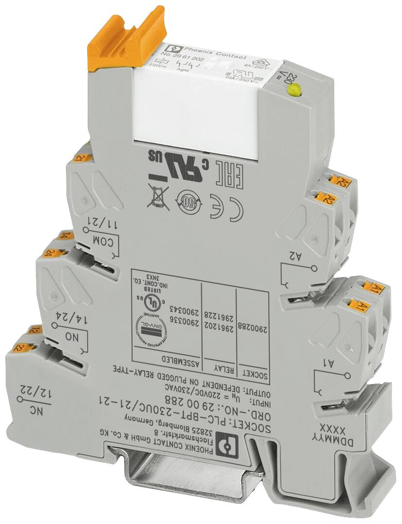 Phoenix Contact PLC-RPT-230UC/21-21 Interfacerelais 220 V/DC, 230 V/AC 6 A 2 Wechsler 10 St.