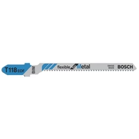 Bosch Accessories 2608634237 Stichsägeblatt T 118 EOF Flexible for Metal, 5er-Pack 5St. Bosch Accessories 2608634237 Stichsägeblatt T 118 EOF Flexible for Metal, 5er-Pack 5St.