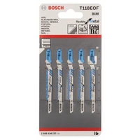 Bosch Accessories 2608634237 Stichsägeblatt T 118 EOF Flexible for Metal, 5er-Pack 5St. Bosch Accessories 2608634237 Stichsägeblatt T 118 EOF Flexible for Metal, 5er-Pack 5St.