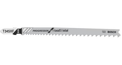 Image of Bosch Accessories 2608634486 Stichsägeblatt T 345 XF Progressor for Wood and Metal, 100er-Pack 100S