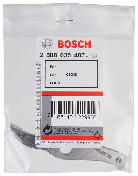 Messer gerade bis 1,0 mm, für Bosch-Schlitzschere GSZ 160 Professional Bosch Accessories 2608635407