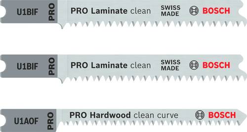 Bosch Accessories 2608636430 Stichsägeblatt-Set Special for Laminate, 3-teilig, Universalschaft 2 S