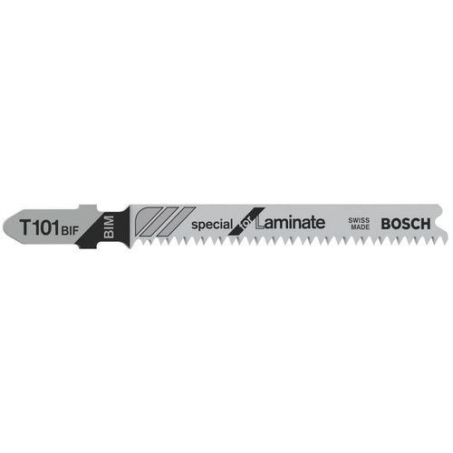 Bosch Accessories 2608636431 Stichsägeblatt T 101 BIF Special for Laminate, 5er-Pack 5 St.