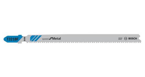 Bosch Accessories 2608636707 Stichsägeblatt T 321 BF Speed for Metal, 5er-Pack 5 St.