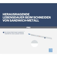 Bosch Accessories 2608636793 Stichsägeblatt T 1018 AFP Precision for Metal-Sandwich 3St. Bosch Accessories 2608636793 Stichsägeblatt T 1018 AFP Precision for Metal-Sandwich 3St.