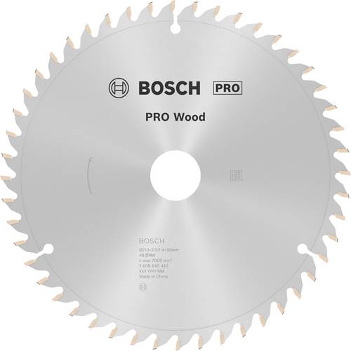 Bosch Accessories Optiline 2608640430 Hartmetall Kreissägeblatt 210 x 30 x 2 mm Zähneanzahl: 48 1 S