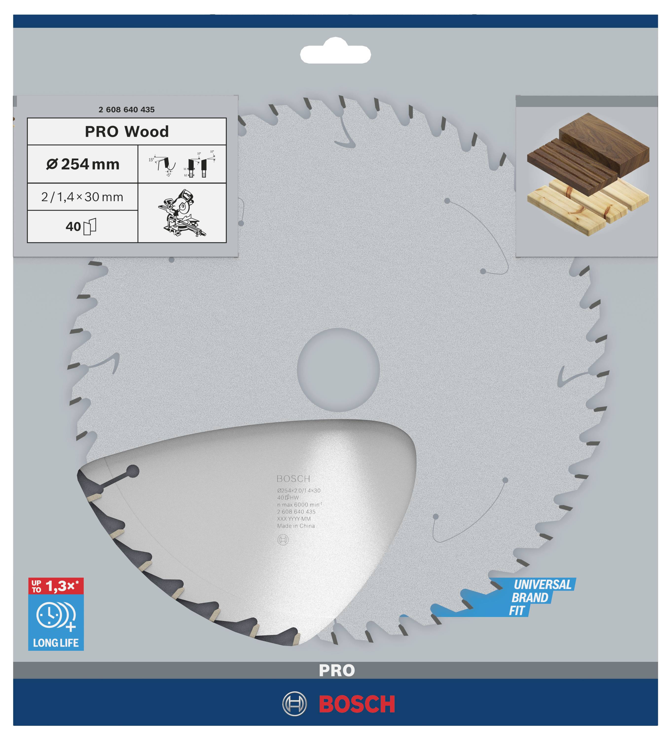 Bosch Accessories 2608640435 Kreissägeblatt 1St.