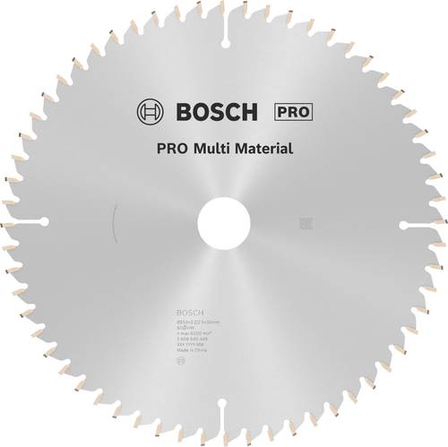Bosch Accessories Multi Material 2608640449 Hartmetall Kreissägeblatt 254 x 30 x 3.2 mm Zähneanzahl