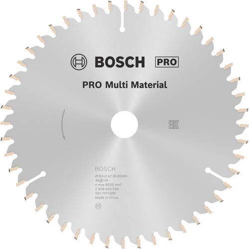Bosch Accessories Multi Material 2608640506 Hartmetall Kreissägeblatt 184 x 30 x 2.4 mm Zähneanzahl