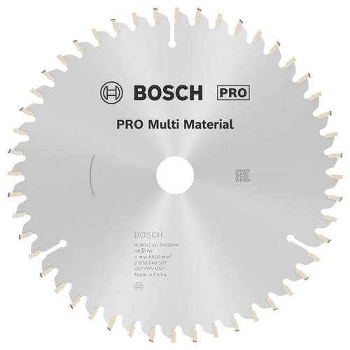 Bosch Accessories Multi Material 2608640507 Hartmetall Kreissägeblatt 180 x 30 x 2.4 mm Zähneanzahl