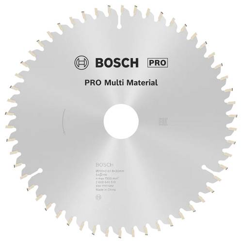 Bosch Accessories Multi Material 2608640510 Hartmetall Kreissägeblatt 200 x 30 x 2.4 mm Zähneanzahl