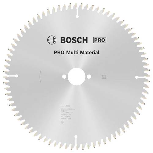 Bosch Accessories Multi Material 2608640516 Hartmetall Kreissägeblatt 250 x 30 x 3.2 mm Zähneanzahl