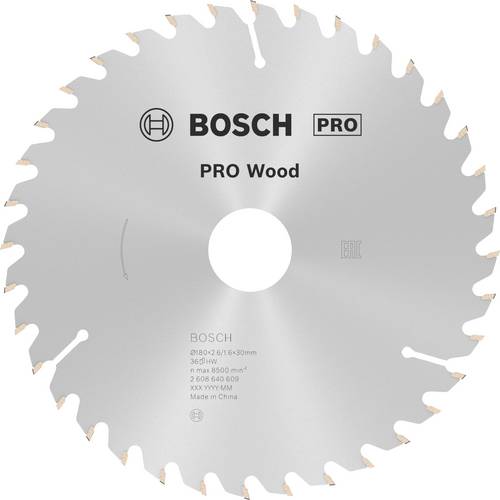 Bosch Accessories Optiline 2608640609 Hartmetall Kreissägeblatt 180 x 30 x 2.6 mm Zähneanzahl: 36 1