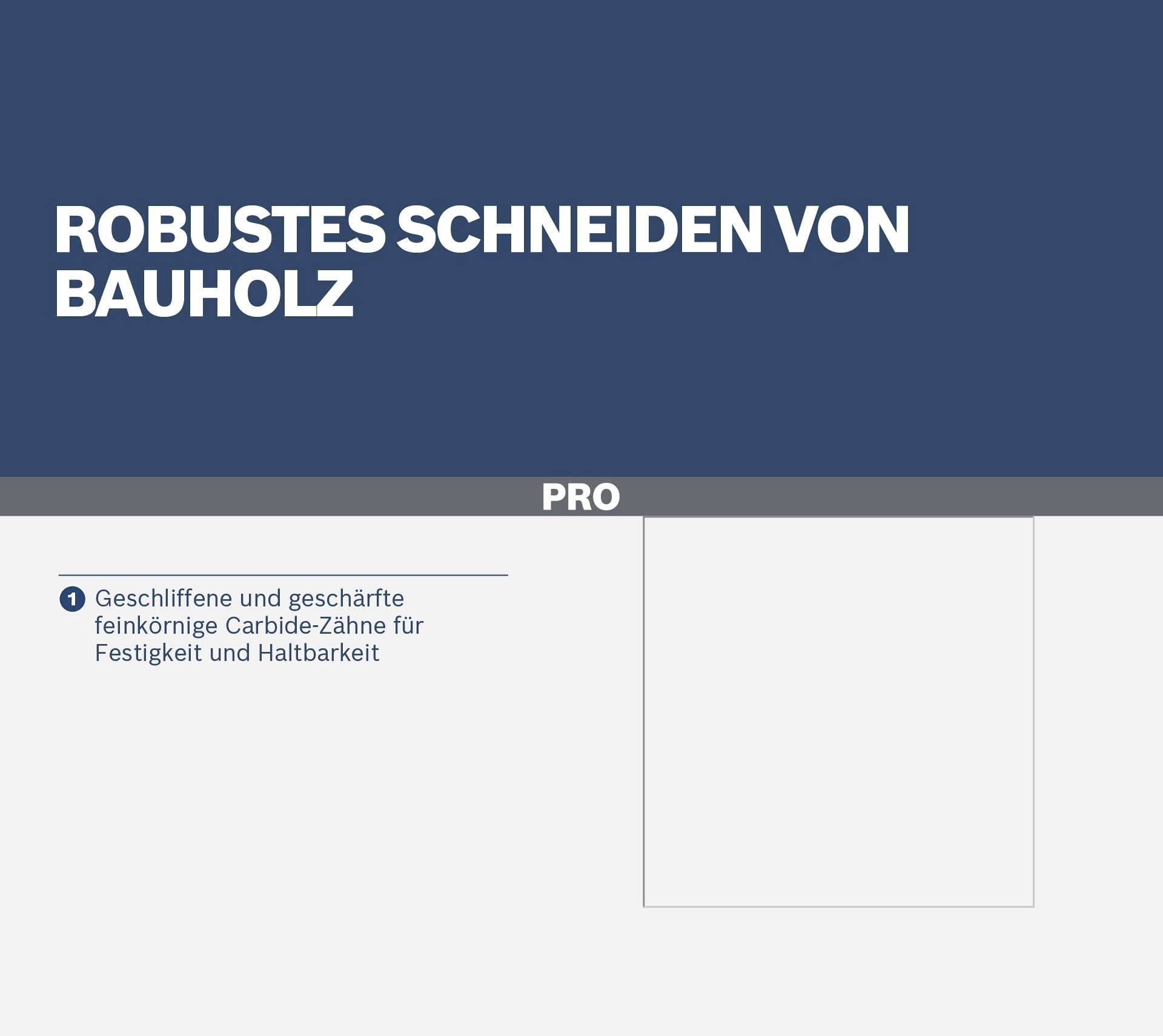 Robustes Schneiden von Bauholz: Geschliffene und geschärfte feinkörnige Carbide-Zähne für Festigkeit und Haltbarkeit.
