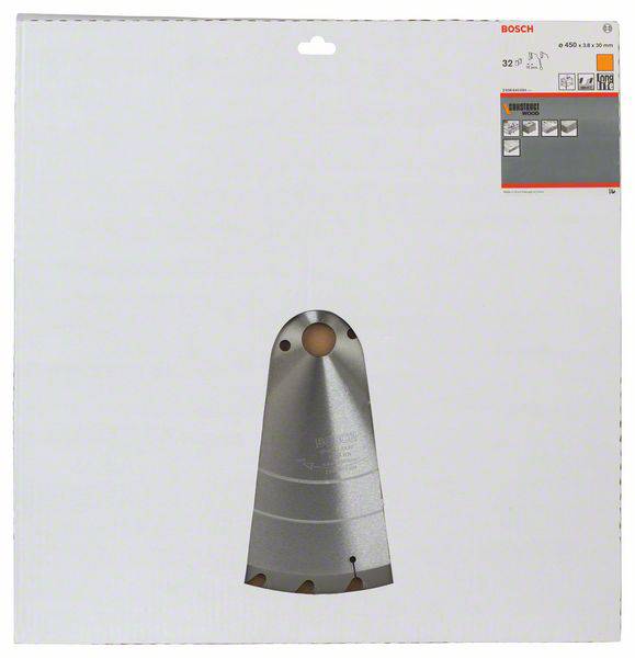 Bosch Accessories Construct Wood 2608640694 Hartmetall Kreissägeblatt 450 x 30 x 3.8 mm Zähneanzahl: 32 1 St.