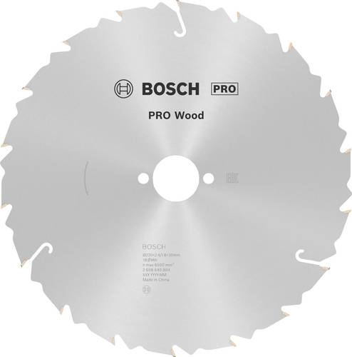 Bosch Accessories Standard for Wood Speed 2608640804 Hartmetall Kreissägeblatt 230 x 30 x 2.6 mm Zä