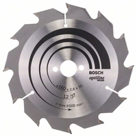 Bosch Accessories Optiline Wood 2608641173 Hartmetall Kreissägeblatt 160 x 20 x 2.6mm Zähneanzahl: 12 1St. Bosch Accessories Optiline Wood 2608641173 Hartmetall Kreissägeblatt 160 x 20 x 2.6mm Zähneanzahl: 12 1St.