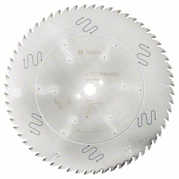 Kreissägeblatt aus Metall mit gezacktem Rand, geeignet für Holzschnittarbeiten.