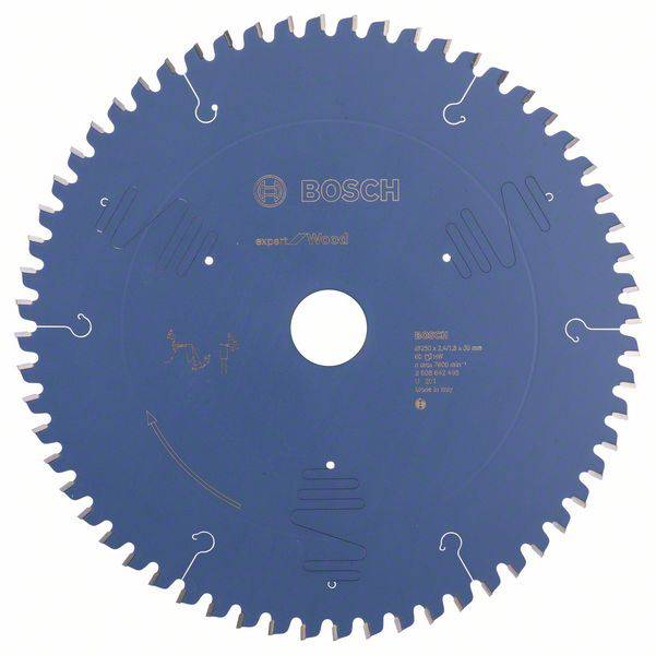 Bosch Accessories Expert for Wood 2608642498 Kreissägeblatt 250 x 30 x 2.4mm Zähneanzahl: 60 1St.