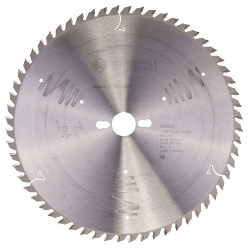 Bosch Accessories Expert for Wood 2608642509 Kreissägeblatt 300 x 30 x 3.2mm Zähneanzahl: 60 1St. Bosch Accessories Expert for Wood 2608642509 Kreissägeblatt 300 x 30 x 3.2mm Zähneanzahl: 60 1St.