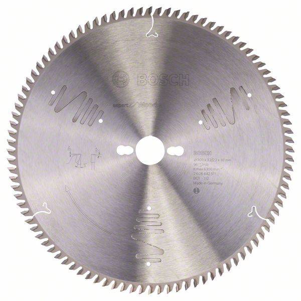 Bosch Accessories Expert for Wood 2608642511 Kreissägeblatt 300 x 30 x 3.2 mm Zähneanzahl: 96 1 St.