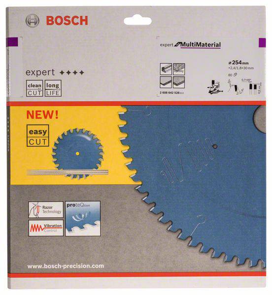 Bosch Accessories Expert for Laminated Panel 2608642528 Kreissägeblatt 254 x 30 x 2.4 mm Zähneanzahl: 80 1 St.