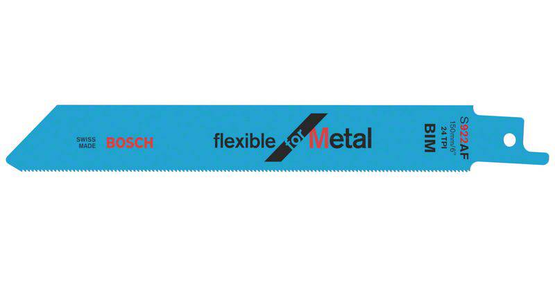 Bosch Accessories 2608656036 Säbelsägeblatt S 922 AF, Flexible for Metal, 2er-Pack 2St.