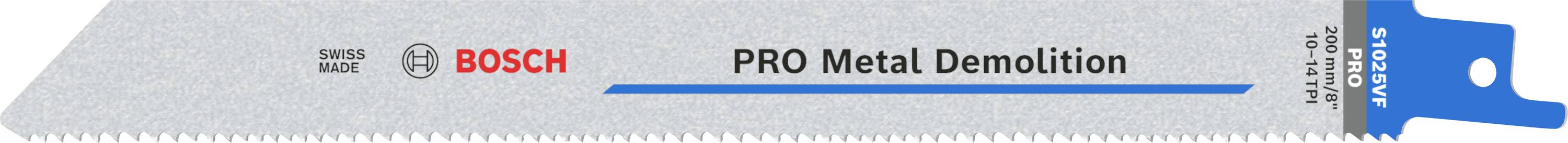 Bosch Accessories 2608656265 Säbelsägeblatt S 1025 VF Heavy for Metal 5St.