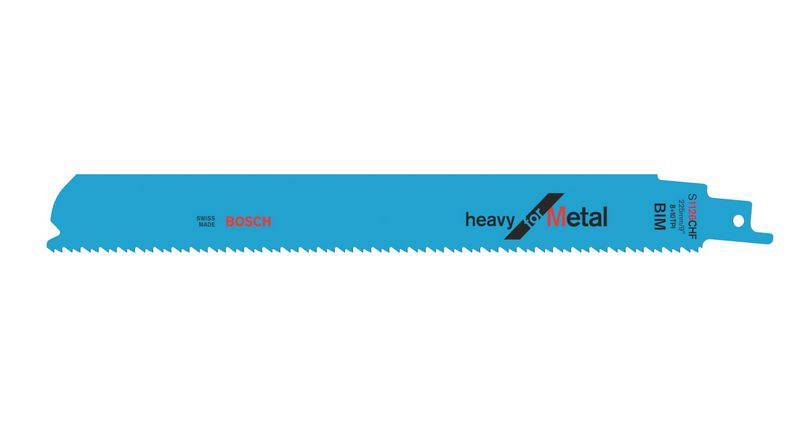 Bosch Accessories 2608657555 Säbelsägeblatt S 1126 CHF, Heavy for Metal, 25er-Pack 25 St.