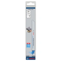 Bosch Accessories 2608657556 Säbelsägeblatt S 1125 VF, Heavy for Metal, 25er-Pack 25St. Bosch Accessories 2608657556 Säbelsägeblatt S 1125 VF, Heavy for Metal, 25er-Pack 25St.