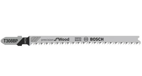 Bosch Accessories 2608667400 Stichsägeblatt T 308 BP Precision for Wood, 5er-Pack 5St.