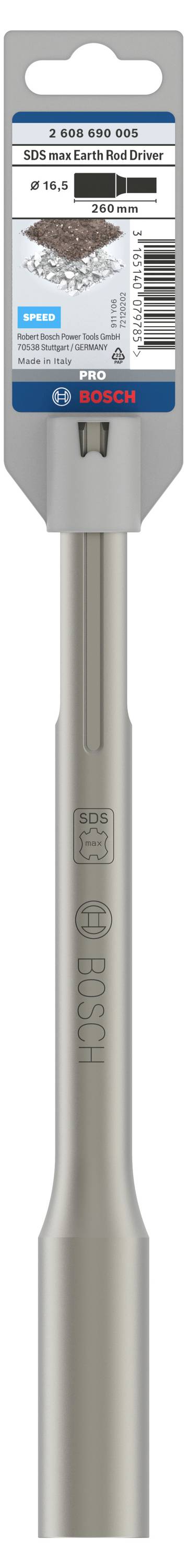 Bosch Accessories 2608690005 Erdnageleintreiber 16.5 mm Gesamtlänge 260 mm SDS-Max 1 St.