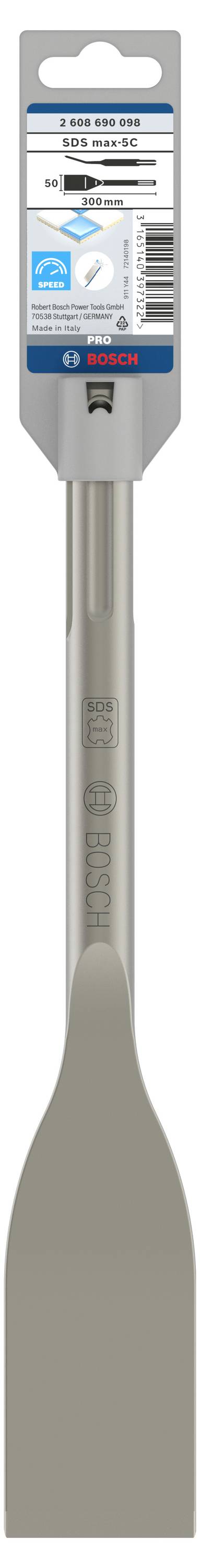 Bosch Accessories 2608690098 Fliesenmeißel 50mm Gesamtlänge 300mm SDS-Max 1St.