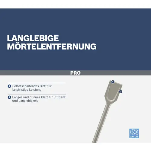 Bosch Accessories 2608690101 Spatmeißel 40 mm Gesamtlänge 250 mm SDS-Plus 1 St. Bosch Accessories 2608690101 Spatmeißel 40 mm Gesamtlänge 250 mm SDS-Plus 1 St.