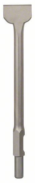 Ein Meißel aus Metall, gerade Form, verwendet zum Bearbeiten von Stein oder Beton.