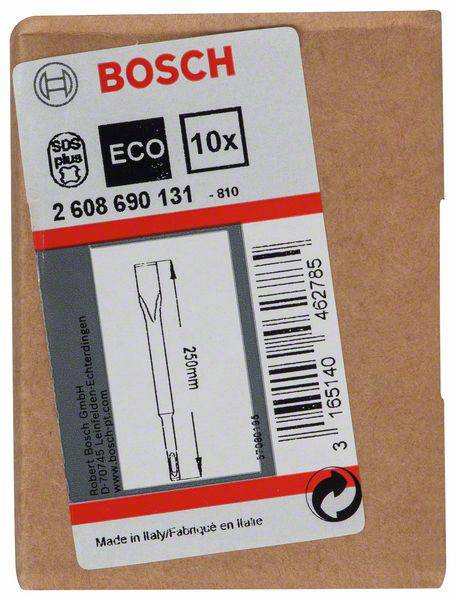 Bosch Accessories 2608690131 Flachmeißel 20mm Gesamtlänge 250mm SDS-Plus 10St.
