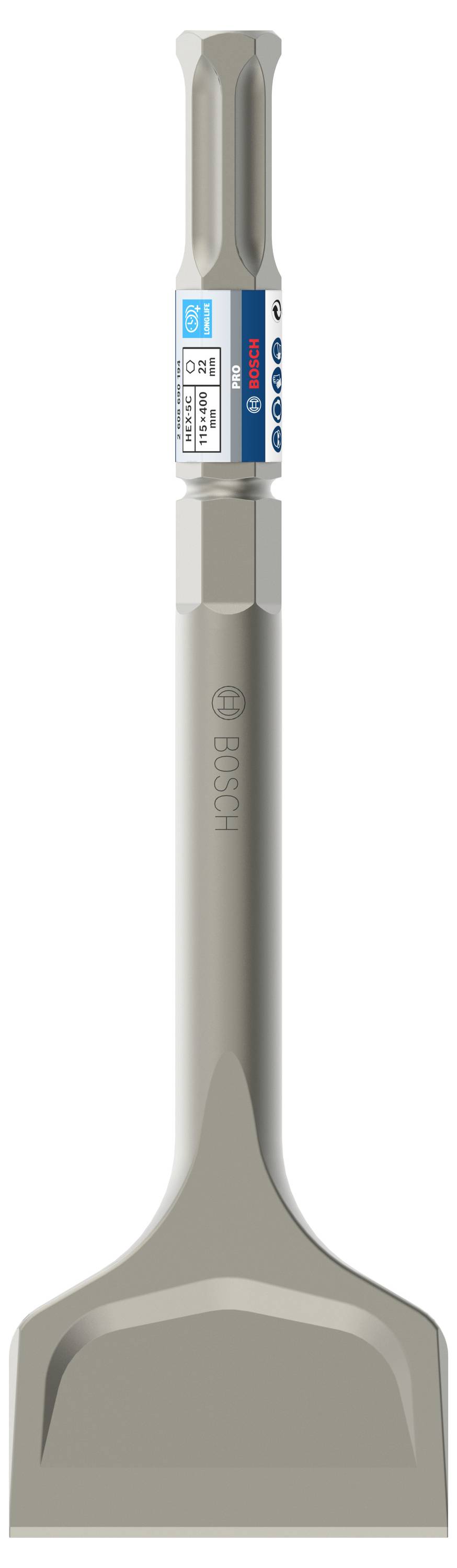 Bosch Accessories 2608690194 Spatmeißel 115mm Gesamtlänge 400mm Sechskantschaft 1St.