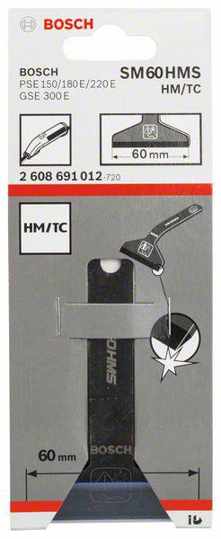 Schabermesser SM 60 HMS mit Messerschutz, 60 mm Bosch Accessories 2608691012